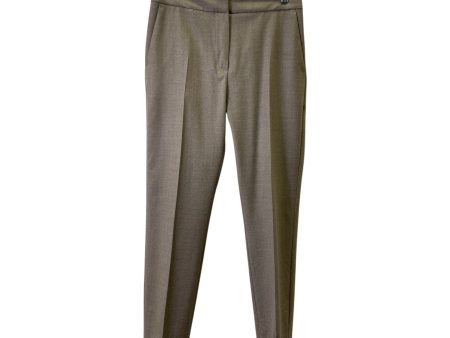 Pants Designer By Max Mara In Taupe, Size:4 For Cheap