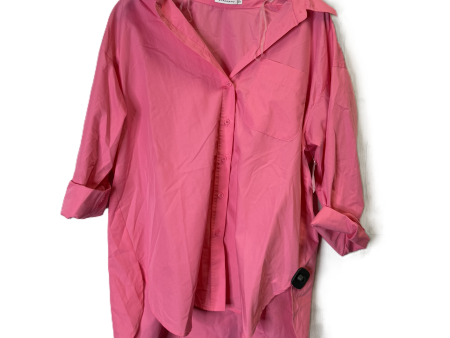 Top Long Sleeve Basic By Staccato In Pink, Size: L Sale