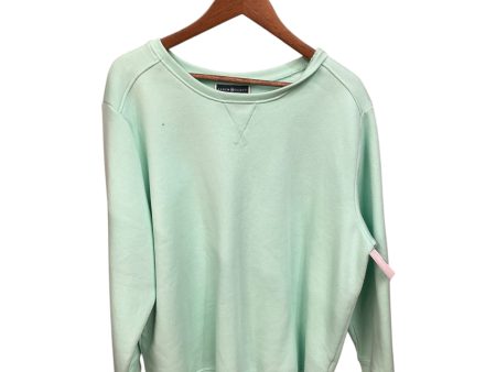 Sweatshirt Collar By Karen Scott In Green, Size: 2x For Cheap