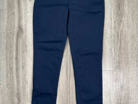 Navy Pants Cropped Draper James Rsvp, Size Xs Sale