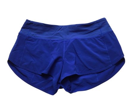 Athletic Shorts By Lululemon In Blue, Size: 4 Online Hot Sale