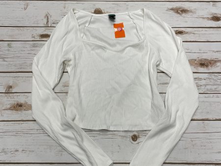 Top Long Sleeve By Wild Fable In Ivory, Size: S Discount