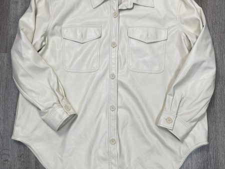 Jacket Shirt By Good American In Beige, Size: 2x Sale