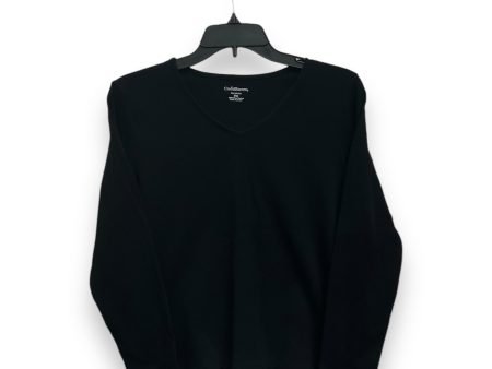 Top Long Sleeve Basic By Croft And Barrow In Black, Size: Mp For Discount