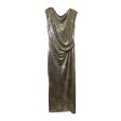 Dress Party Long By Connected Apparel In Gold, Size:14 Supply