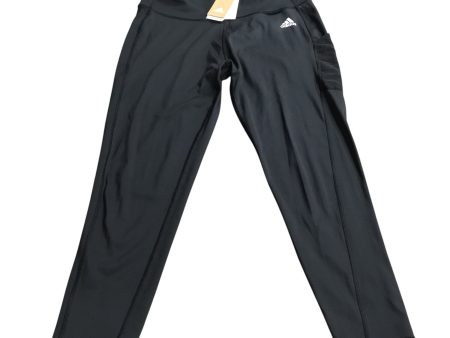 Athletic Leggings By Adidas In Black, Size: L Discount