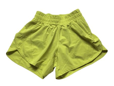 Athletic Shorts By Lululemon In Green, Size: 4 Online now