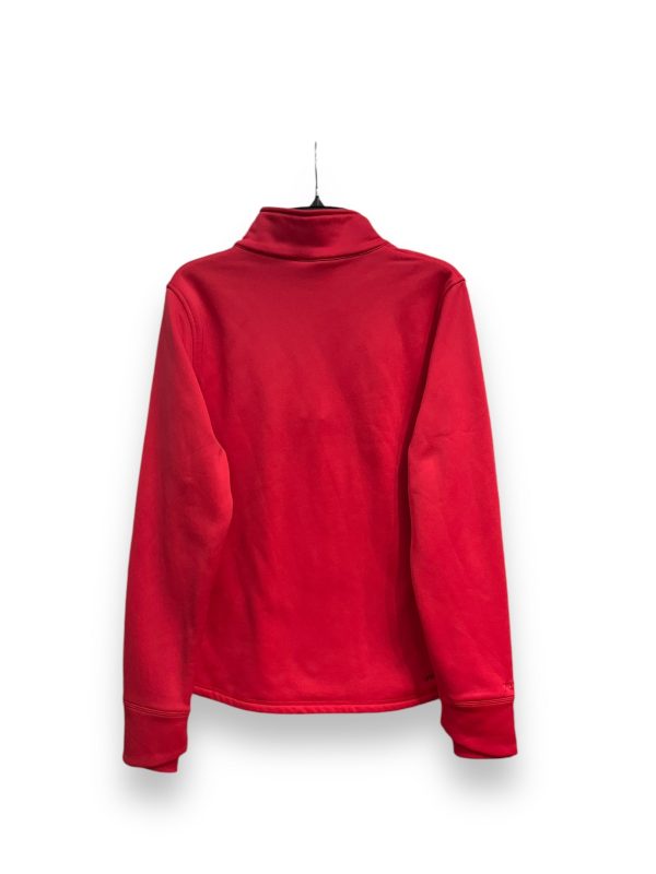 Athletic Top Long Sleeve Collar By Under Armour In Red, Size: Xl Online