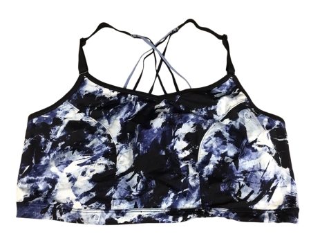 Athletic Bra By Livi Active In Black & Blue, Size: 4x Online Sale