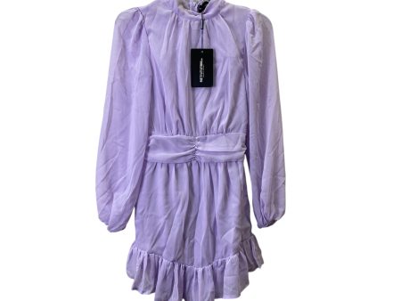 Dress Party Midi By Pretty Little Thing In Purple, Size:Xs For Sale