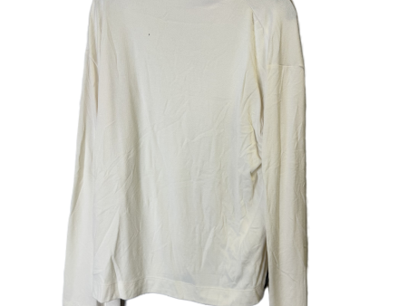 Top Long Sleeve Basic By Banana Republic In Cream, Size: L Online