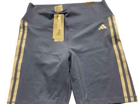 Athletic Shorts By Adidas In Blue & White, Size: L Online Sale