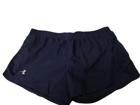 Athletic Shorts By Under Armour In Navy, Size: M For Cheap