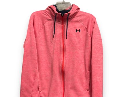 Athletic Jacket By Under Armour In Pink, Size: M Supply