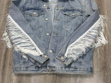 Jacket Denim By Elia Cher In Blue Denim, Size: M Sale