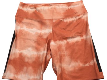 Athletic Shorts By Nike Apparel In Orange & White, Size: L Online