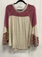 Top 3 4 Sleeve By Blu Pepper In Beige, Size: M Online Sale