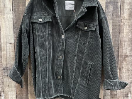 Jacket Shirt By Cme In Grey, Size: Xs Sale