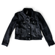 Jacket Denim By Free People In Black Denim, Size: M For Sale