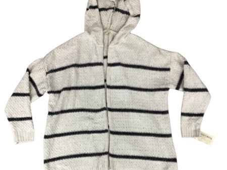 Sweater Cardigan By Rewind In Cream & Grey, Size: 3x For Cheap