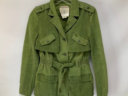 Jacket Shirt By Anthropologie In Green, Size: Xs For Sale