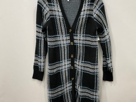 Cardigan By Belle Du Jour In Plaid Pattern, Size: S Fashion