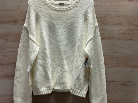 Sweater By Clothes Mentor In White, Size: L Hot on Sale