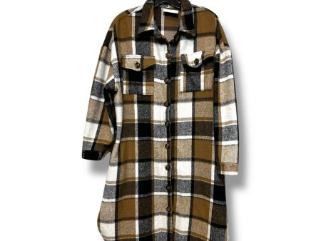 Jacket Shirt By Cmf In Plaid Pattern, Size: M Hot on Sale