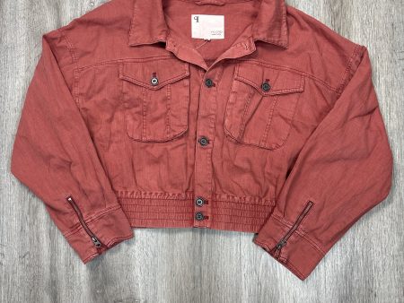 Jacket Denim By Pilcro In Red Denim, Size: Xl Online