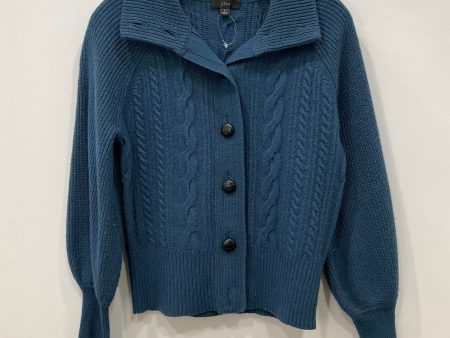 Sweater Cardigan By J. Crew In Blue, Size: S Fashion