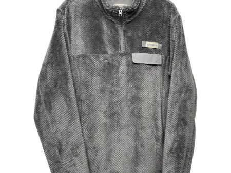 Jacket Faux Fur & Sherpa By Magellan In Grey, Size: 1x Online now