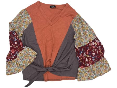 Top Ls By Gigio In Orange, Size:M Hot on Sale