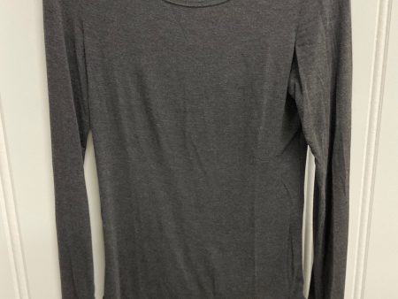 Top Long Sleeve Basic By Cuddl Duds In Grey, Size: S Sale