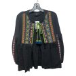 Tie Front Fringed Open Cardigan By DorDor Couture In Multi-colored, Size: S Fashion