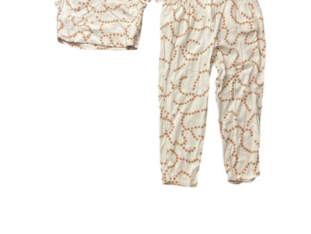 Pants Set 2pc By Clothes Mentor In White, Size: M Discount