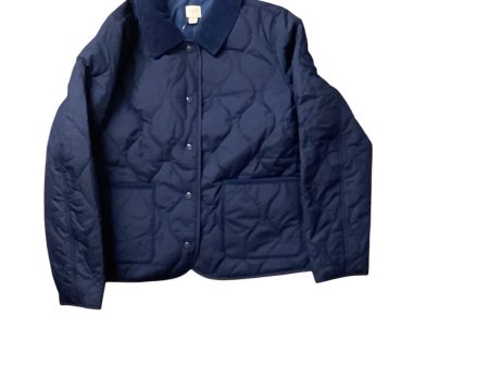 Jacket Puffer & Quilted By J. Crew In Blue, Size: S Online