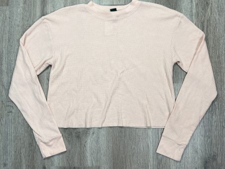 Pink Top Long Sleeve Basic Wild Fable, Size S Cheap