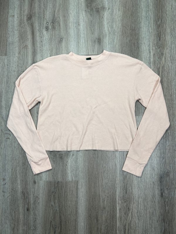 Pink Top Long Sleeve Basic Wild Fable, Size S Cheap