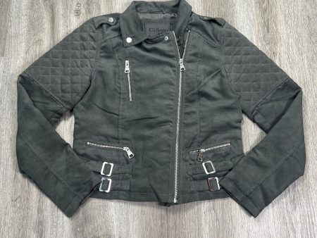 Jacket Moto By Ci Sono In Grey, Size: M Fashion