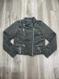 Jacket Moto By Ci Sono In Grey, Size: M Fashion