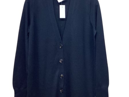 Sweater Cardigan By Loft In Black, Size: M Supply