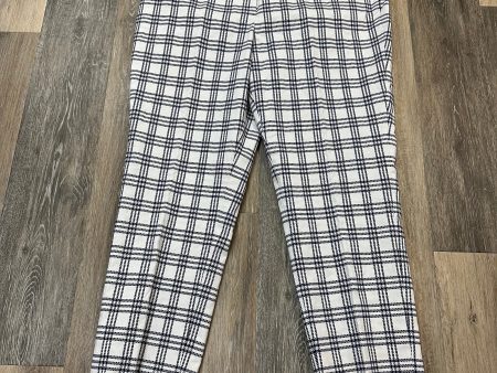 Pants Dress By Brooks Brothers In Blue & White, Size: 14 For Discount