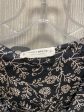 Black & Cream Top Long Sleeve Lucky Brand, Size Xl Fashion