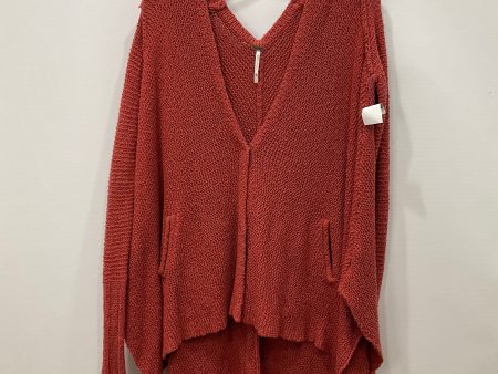 Cardigan By Free People In Red, Size: S Hot on Sale