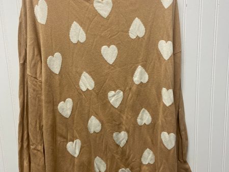 Sweater By Clothes Mentor In Tan, Size: 1x Online Hot Sale