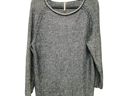 Sweater By Free People In Black & White, Size: Xs For Cheap