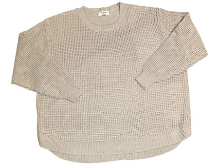 Sweater By Zenana Outfitters In Taupe, Size: 3x Sale