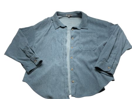 Jacket Shirt By Wishlist In Blue, Size: M Discount