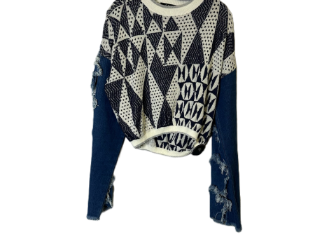 Sweater By Clothes Mentor In Blue, Size: L Online now