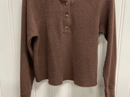 Top Long Sleeve Basic By Old Navy In Brown, Size: M Discount